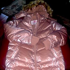NWOT Justice Puffer Jacket size 5/6.